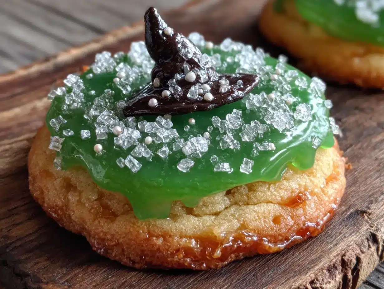 Melted Witch Cookies preparation steps
