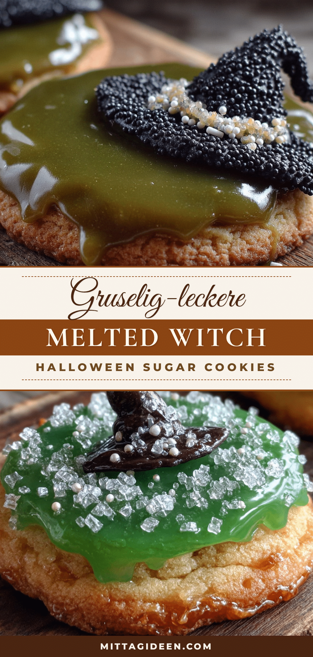 Melted Witch Cookies recipe