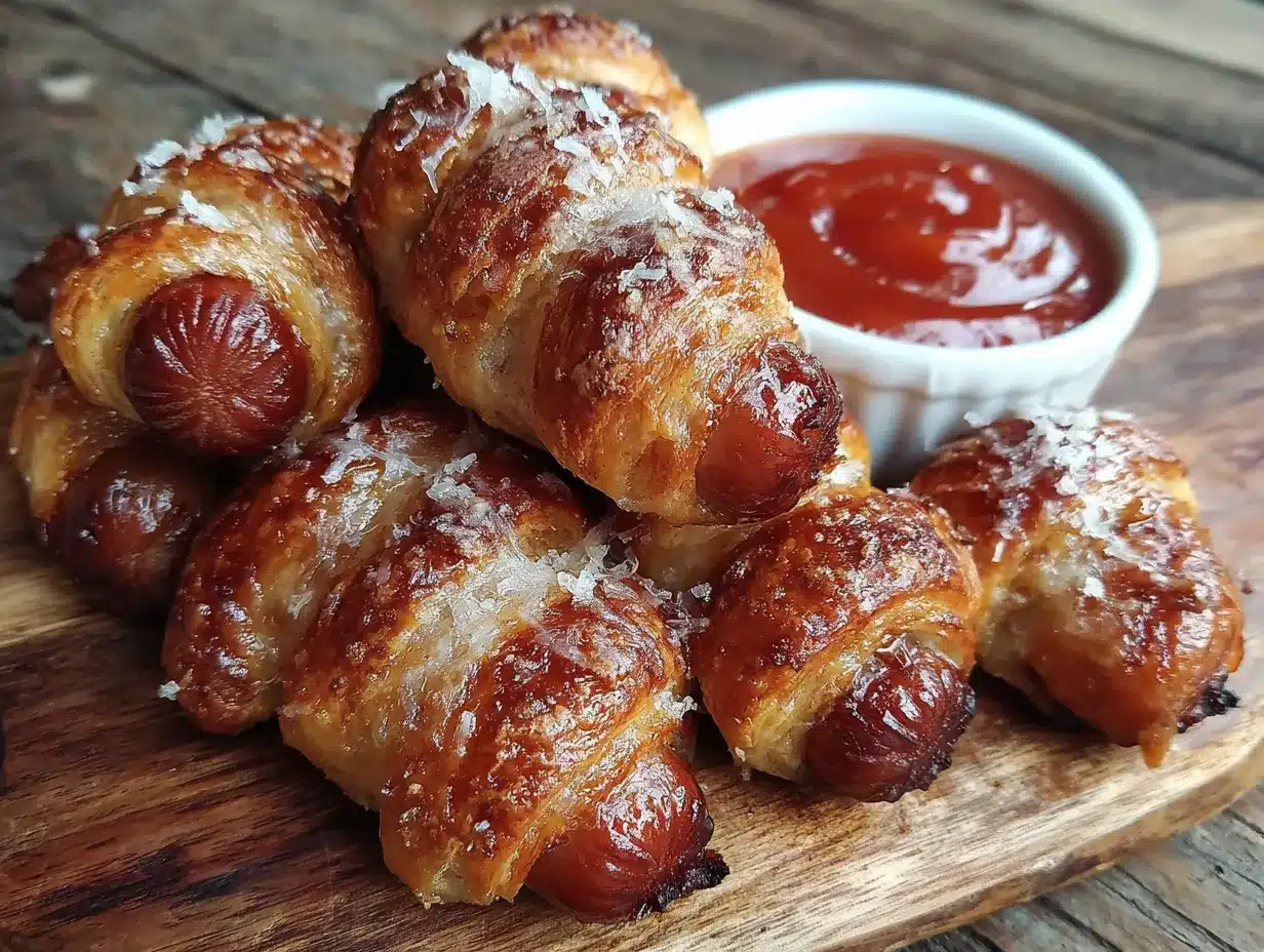 Mummy Hot Dog Bites preparation steps