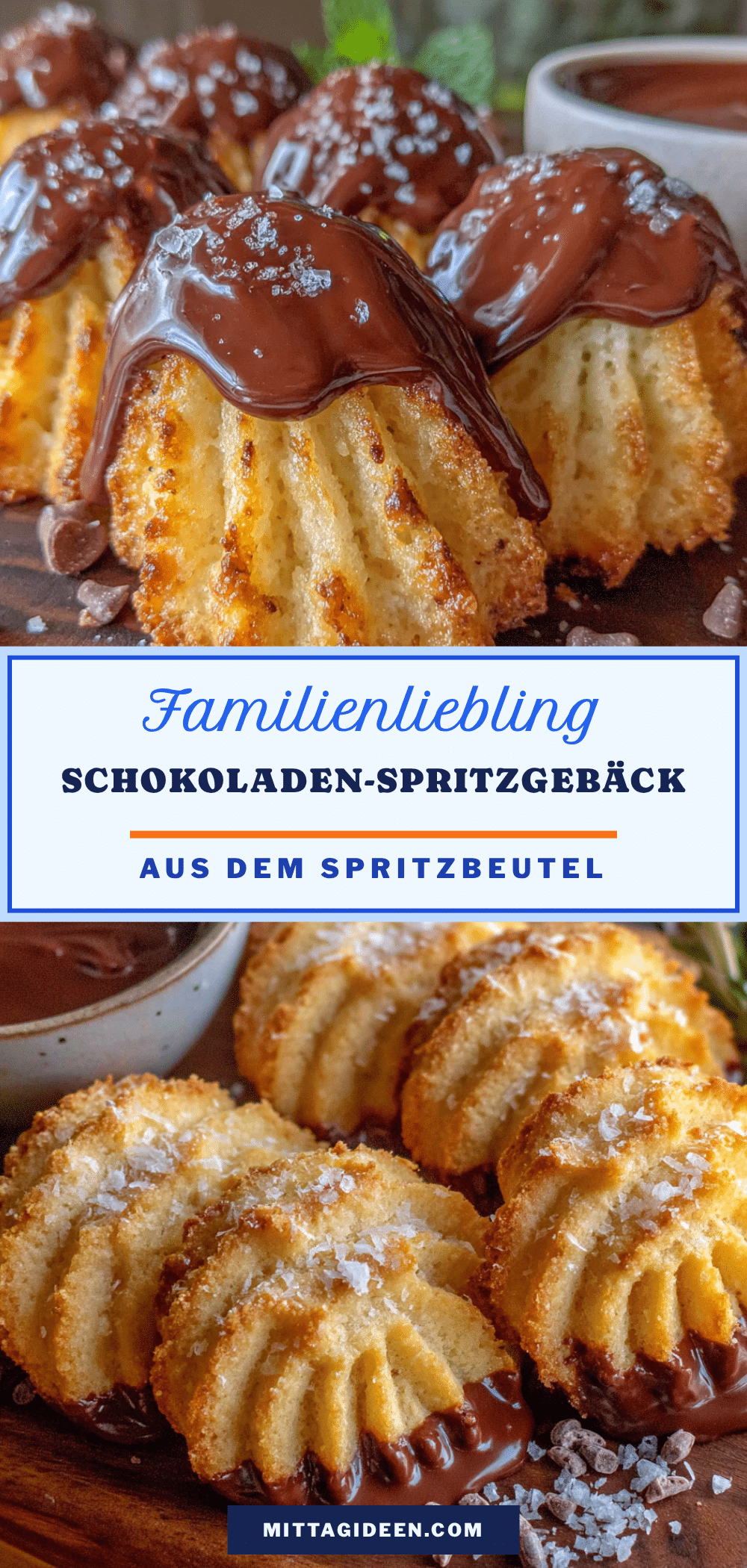 Schokoladen-Spritzgebäck Rezept recipe